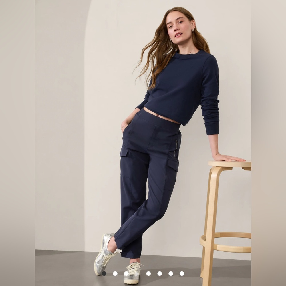 NEW! ATHLETA ENDLESS HIGH RISE CARGO PANT